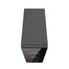 GEMBIRD OBUDOWA FORNAX 500 MIDI-TOWER (2X USB 3.1, 1X USB 2.0, HD AUDIO, SZKLANY PANEL BOCZNY, PODŚWIETLENIE ARGB) CZAR