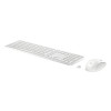 Zestaw bezprzewodowy klawiatura + mysz HP 655 White 860P8AA