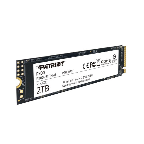Dysk SSD Patriot P300 2TB M2 2280 PCI-Ex4 Gen3 NvME-1750366
