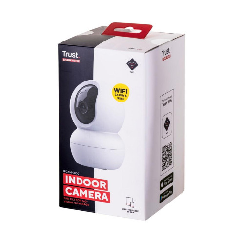 Kamera IP Trust IPCAM-2800 Indoor PTZ Wi-Fi White-17546886