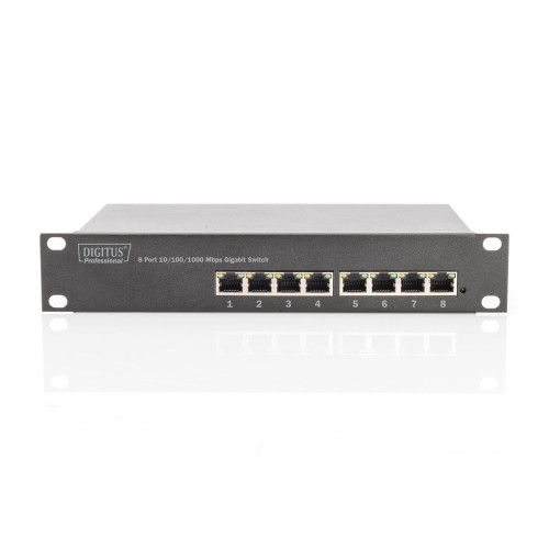 Digitus 8-portowy przełącznik gigabitowy, 10 cali, niezarządzalny-17552812