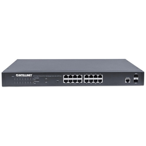 INTELLINET GIGABIT SWITCH 16X 10/100/1000 RJ45 POE-17552883