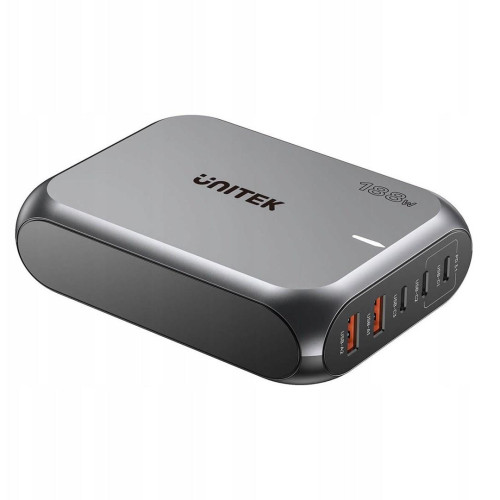 UNITEK ŁADOWARKA SIECIOWA 2X USB-A 3X USB-C GAN PD 3.1 188W-17555367