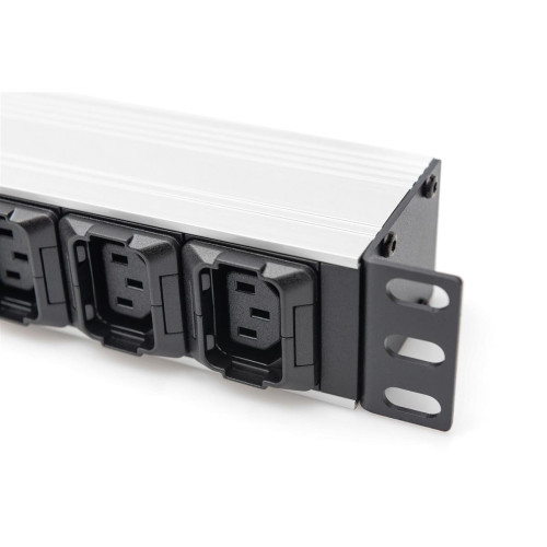 Digitus Listwa zasilająca z profilem aluminiowym, 10 gniazd, przewód zasilający 2 m, wtyczka IEC C20-17555793