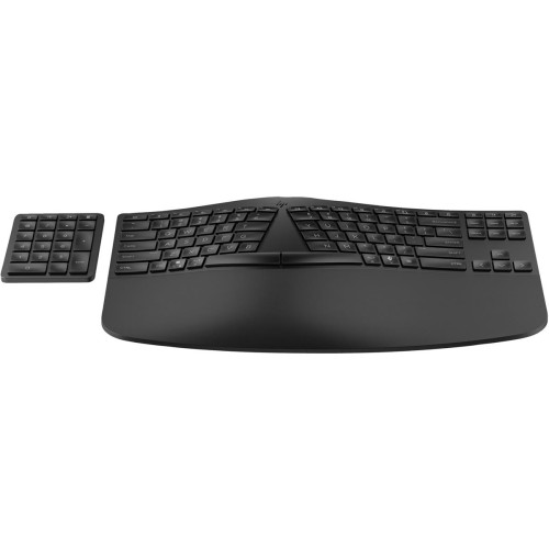 HP Klawiatura ergonomiczna bezprzewodowa + numeryczna 965 7E756AA czarna-17567393