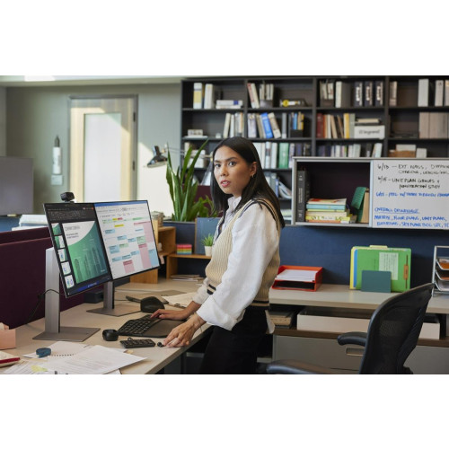 HP Klawiatura ergonomiczna bezprzewodowa + numeryczna 965 7E756AA czarna-17567394