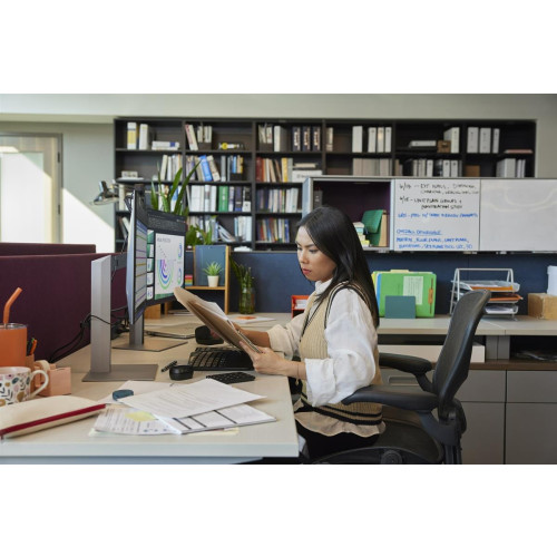 HP Klawiatura ergonomiczna bezprzewodowa + numeryczna 965 7E756AA czarna-17567397