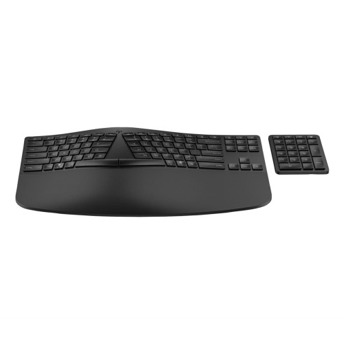 HP Klawiatura ergonomiczna bezprzewodowa + numeryczna 965 7E756AA czarna-17567399