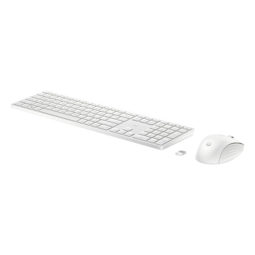 Zestaw bezprzewodowy klawiatura + mysz HP 655 White 860P8AA