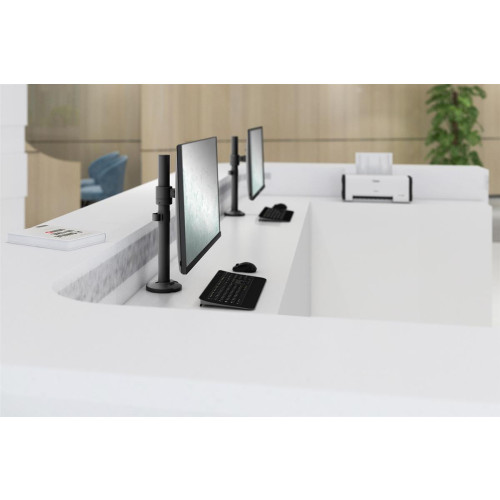 Uniwersalny pojedynczy uchwyt kolumnowy na monitor Digitus-17580044