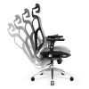 Fotel gamingowy DIABLO V-BASIC FOTEL czarno-szary-17641299