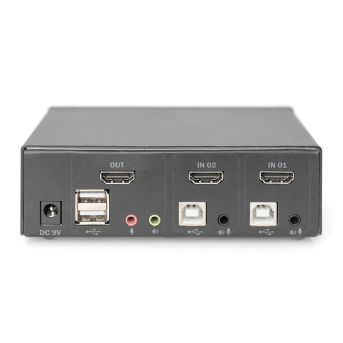 DIGITUS PRZEŁĄCZNIK KVM 2 PORTOWY HDMI, 4K 30HZ DS-12870-17601223