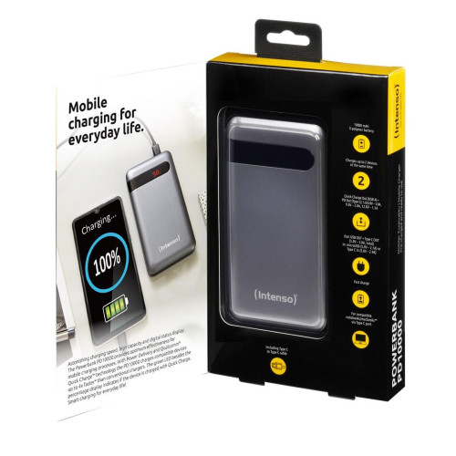 Intenso PD10000 Litowo-polimerowy (LiPo) 10000 mAh Antracyt-17601341