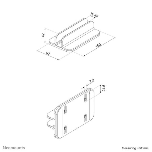 NB AKCESORIA DESK STAND 11-17