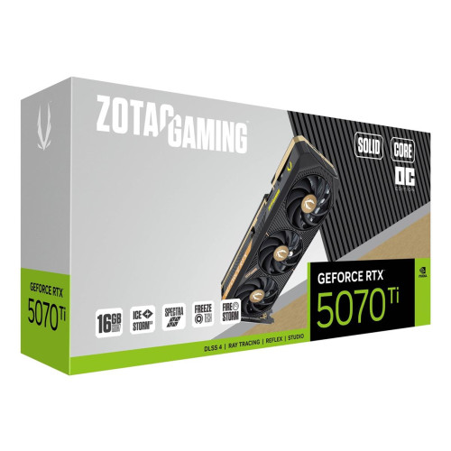 Karta graficzna ZOTAC GAMING GeForce RTX 5070 Ti SOLID CORE OC 16GB-17671475