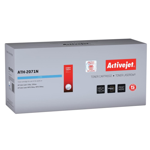 Activejet ATH-2071N Toner (zamiennik HP 117A 2071A; Supreme; 700 stron; niebieski)-1769112