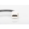 Moduł Keystone HDMI z kablem 12cm, łącznik do gniazd i pustych paneli, żeński/żeński, biały-17719642