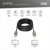 Kabel połączeniowy hybrydowy AOC HDMI 2.1 Ultra High Speed 8K/60Hz UHD HDMI A/HDMI A M/M 30m Czarny-17720330