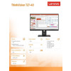 Monitor ThinkVision T27-40 27 cali 64A5MAT6EU-17723300