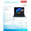Ultrabook Thinkpad X1 Carbon G13 21NS004NPB W11Pro Ultra 7 258V/32GB/1TB/INT/14.0 WUXGA/Touch/Black/3YRS Premier Suppor