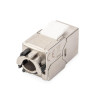 Moduł (gniazdo) keystone RJ45 (8P8C) kat.6A, STP,ekranowany, beznarzędziowy, stalowy, 24szt-17792483