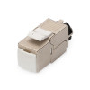 Moduł (gniazdo) keystone RJ45 (8P8C) kat.6A, STP,ekranowany, beznarzędziowy, stalowy, 24szt-17792488