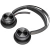 POLY Zestaw słuchawkowy Voyager Focus 2 USB-C-C + przejściówka USB-C/A Adapter + podstawka ładująca-17792928