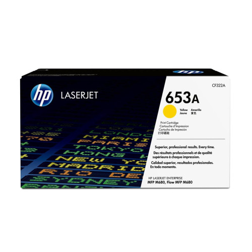 Wkład HP nr 653A HP653A HP 653A Żółty Gelb (CF322A)