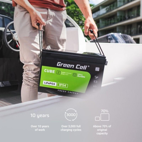 GREEN CELL AKUMULATOR LIFEPO4 CUBE 200AH 12V/12.8V 2560WH LFPGC12V200AH-17718285