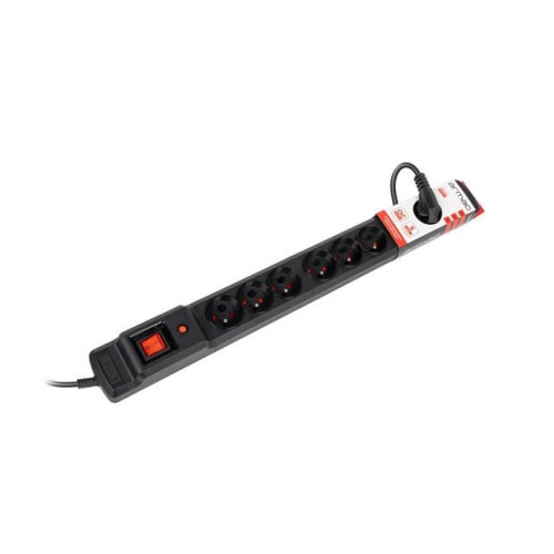 Listwa przeciwprzepięciowa Multi M9 1.5m czarna (9 gniazd)-17719530