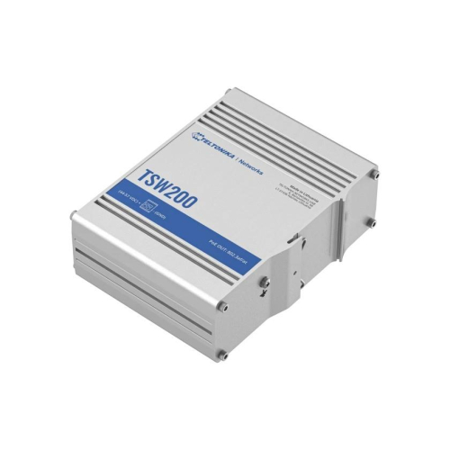 Przełącznik przemysłowy TSW200 2xSFP 8xGigabit Ethernet 8xPoE+DIN-17721894