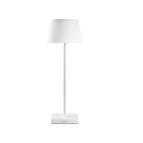 Lampka stołowa Pluto biała
