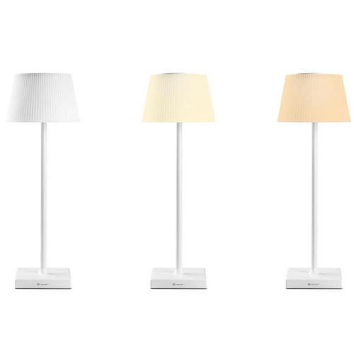 Lampka stołowa Pluto biała-17722143