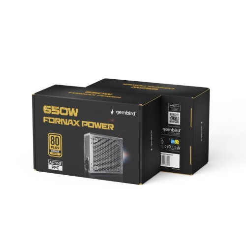 Zasilacz komputerowy Fornax Power 650W 80+Bronze aktywny PFC 120mm wentylator-17722747
