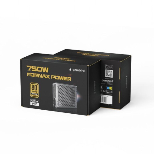 Zasilacz komputerowy Fornax Power 750W 80+Bronze aktywny PFC 120mm wentylator-17722775