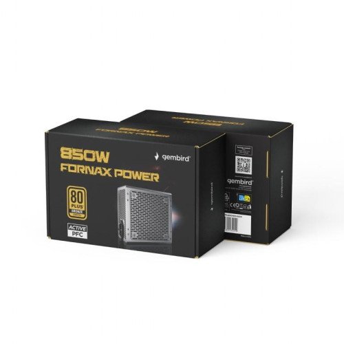 Zasilacz komputerowy Fornax Power 850W 80+Bronze aktywny PFC 120mm wentylator-17722810