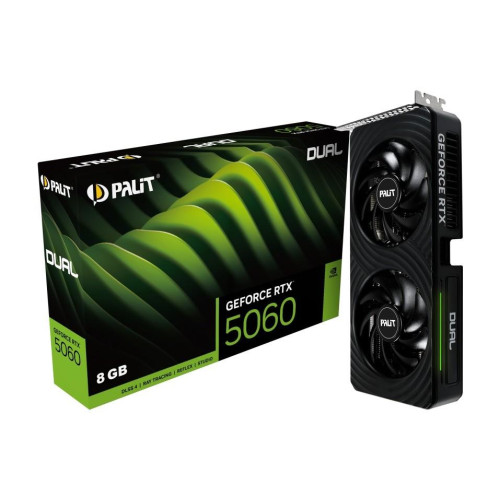 Karta graficzna GeFroce RTX 5060 DUAL 8GB GDDR7 128bit 3DP/HDMI