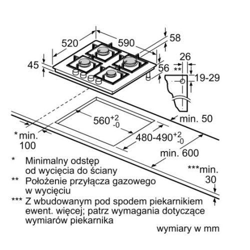 Płyta gazowa szklana PPP6A2I40-17728209
