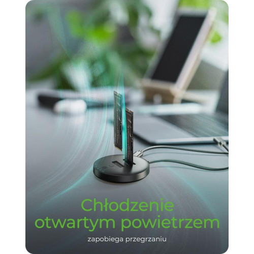Stacja klonująca+dockująca dla 2xNVMe M.2SSD IB-1612MCL-C31-17728441