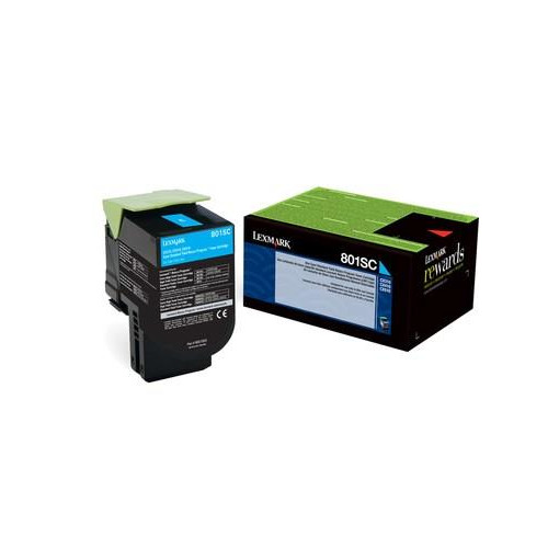 RETURN PROGRAM TONER CARTRIDGE/802SC CYAN 2K PGS F CX310410