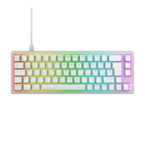 Klawiatura CHERRY XTRFY TAS K5V2 Przewodowy DE-Layout weiĽ MX Czerwony