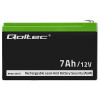 QOLTEC AKUMULATOR AGM 12V | 7AH | MAX. 105A | SECURITY-17821105