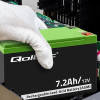QOLTEC AKUMULATOR AGM 12V | 7.2AH | MAX 108A-17821111