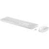 Zestaw bezprzewodowy klawiatura + mysz HP 655 White 860P8AA-17844585