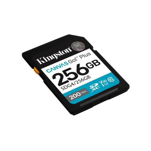 Karta pamięci Kingston Canvas Go Plus SDG4/256GB (256GB; Class U3, V30; Karta pamięci)-17804054