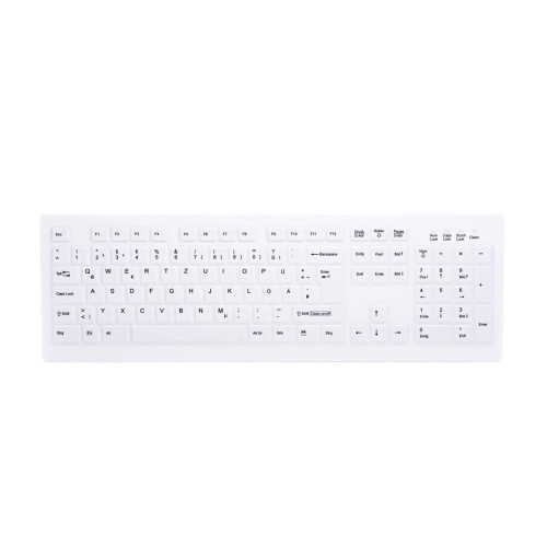 CHERRY AK-C8100F-FU1-W/GE klawiatura Biuro RF Wireless QWERTZ Niemiecki Biały-17804757