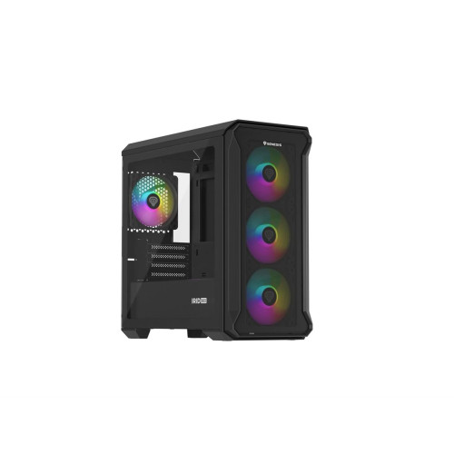 Obudowa NATEC Genesis Irid 503 ARGB NPC-1559 (Micro ATX. Mini ITX; kolor czarny)