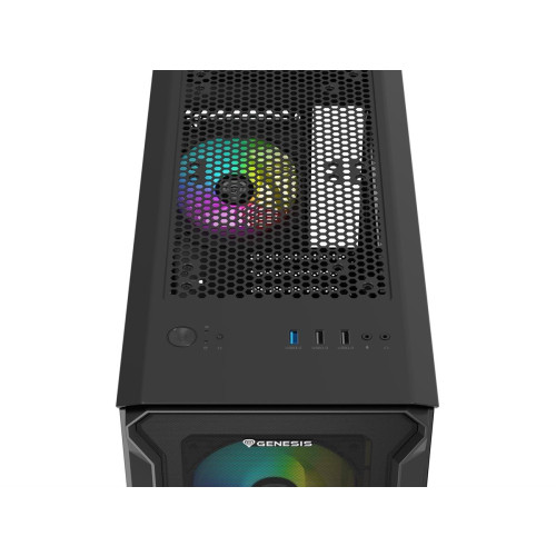 Obudowa NATEC Genesis Irid 503 ARGB NPC-1559 (Micro ATX. Mini ITX; kolor czarny)-17842315