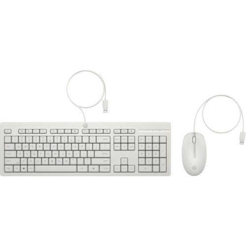 Klawiatura + mysz HP 225 Wired Mouse and Keyboard Combo White 86J24AA-17844572