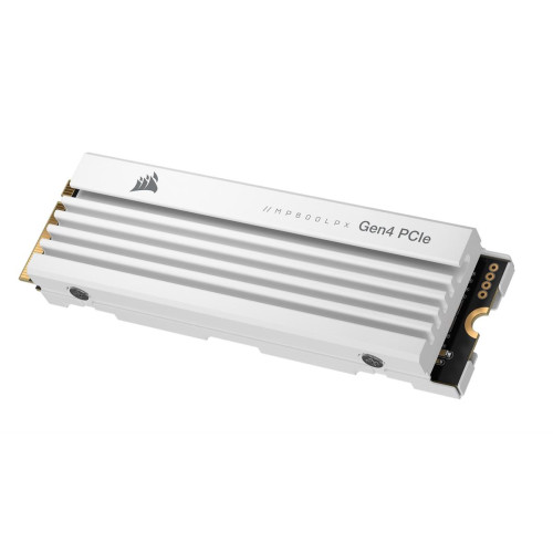 Dysk SSD Corsair MP600 Pro LPX NVMe, PCIe 4.0 M.2 Type 2280 - 2 TB - biały